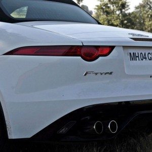 Jaguar F Type V S Convertible rear