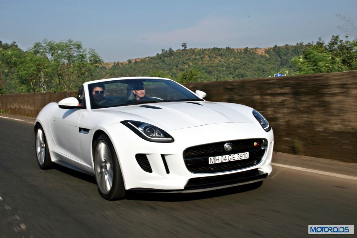 Jaguar F Type V S Convertible white