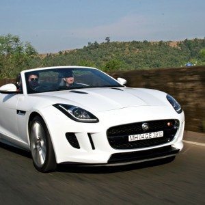 Jaguar F Type V S Convertible white