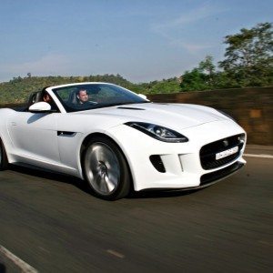 Jaguar F Type V S Convertible white