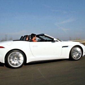 Jaguar F Type V S side