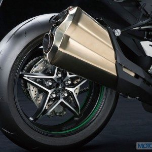 Kawasaki Ninja H Official Image  Rear Wheel