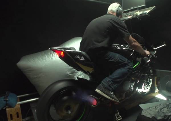 Kawasaki Ninja HR On Dyno