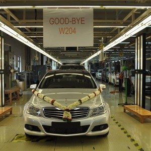 Mercedes Benz India stops production of the W C Class