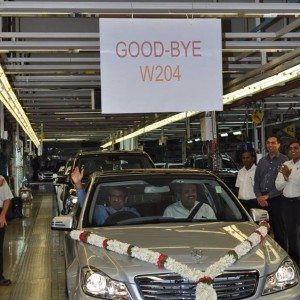 Mercedes Benz India stops production of the W C Class