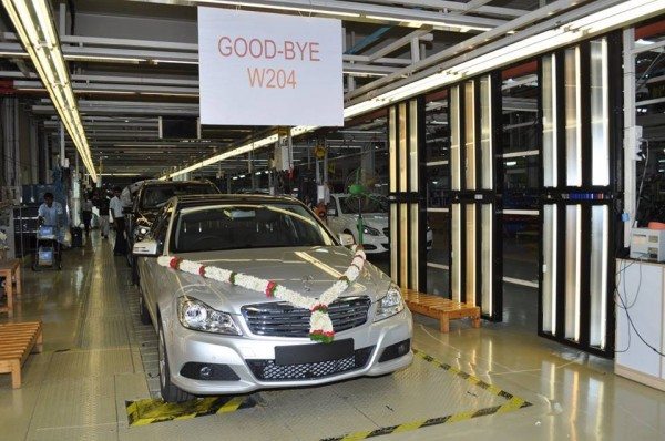 Mercedes Benz India stops production of the W204 C Class (6)