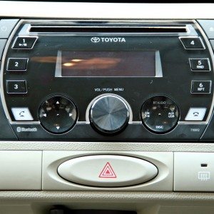 New  Toyota Etios center console