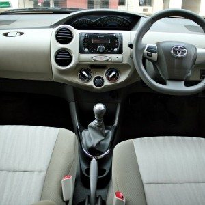 New  Toyota Etios dashboard