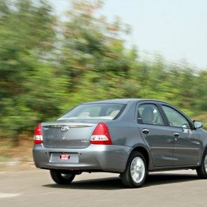 New  Toyota Etios rear