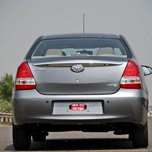 New  Toyota Etios rear