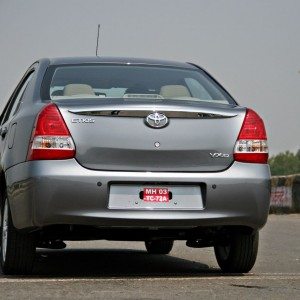 New  Toyota Etios rear