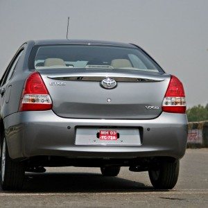 New  Toyota Etios rear