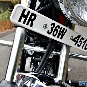 New Hero Splendor Pro Classic Review Front Number Plate