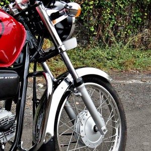 New Hero Splendor Pro Classic Review Front Wheel Suspension