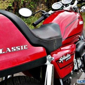 New Hero Splendor Pro Classic Review Rear Cowl