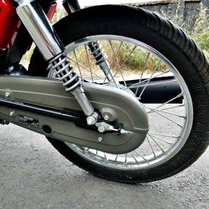 New Hero Splendor Pro Classic ReviewRear Wheel Suspension