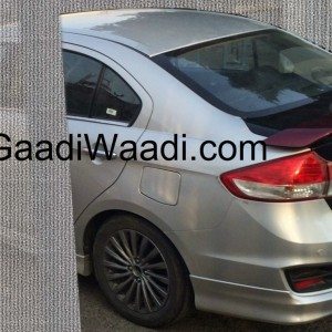 Spy Images of Maruti Ciaz RS body kits