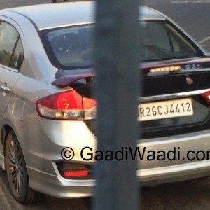 Spy Images of Maruti Ciaz RS body kits