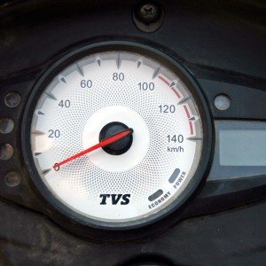 TVS Star City Plus instrumentation