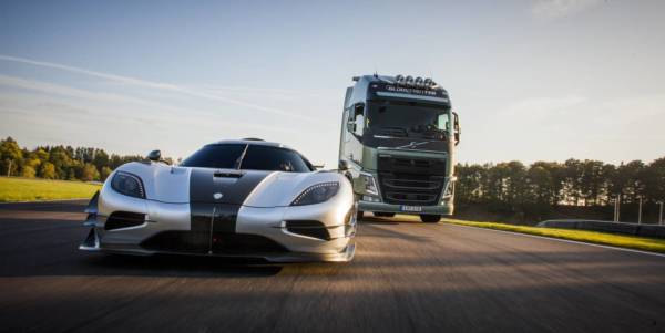 Teaser Volvo FH vs Koenigsegg One1 Race Film (4)