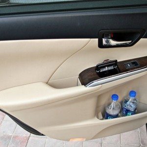 Toyota Camry Hybrid interior detail