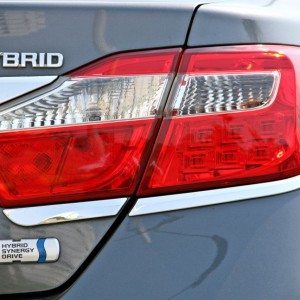 Toyota Camry Hybrid tail lamp