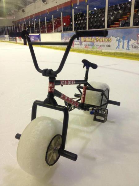 colin furze ice bike