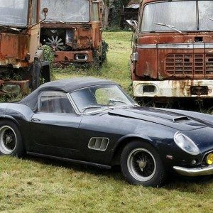 Ferrari  GT SWB California Spider found in french barn