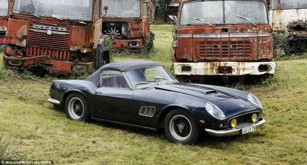 1961 Ferrari 250 GT SWB California Spider found in french barn