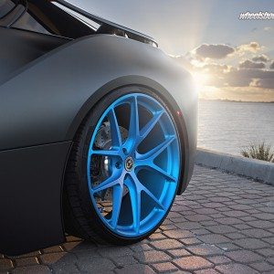 BMW i matte black HRE rims