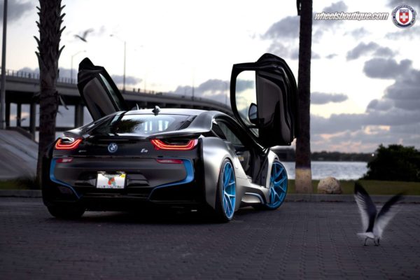 BMW i8 matte black HRE rims (7)