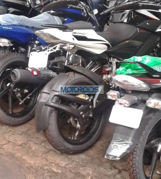 Bajaj Pulsar  NS Spied With New Tyres