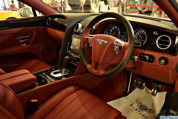 Bentley Continental Flying Spur V8 interiors