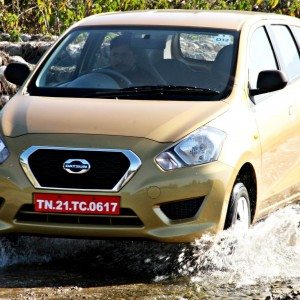 Datsun GO action