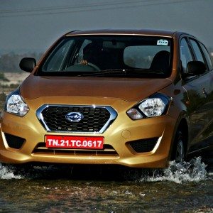 Datsun GO action front