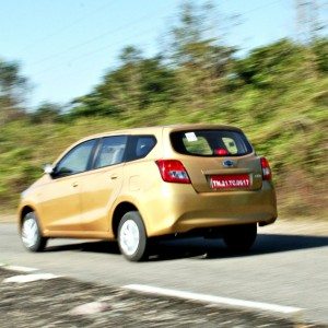 Datsun GO action shot
