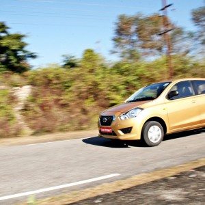 Datsun GO action side profile