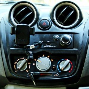 Datsun GO audio and AC controls