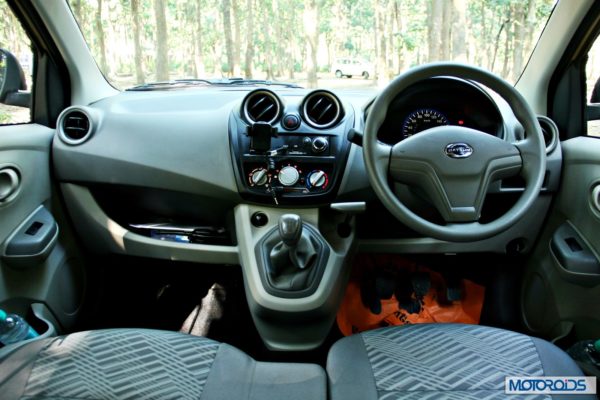 Datsun GO+dashboard view