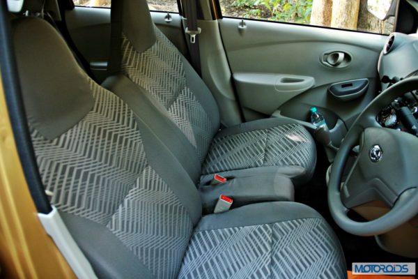 Datsun GO+front seats 2