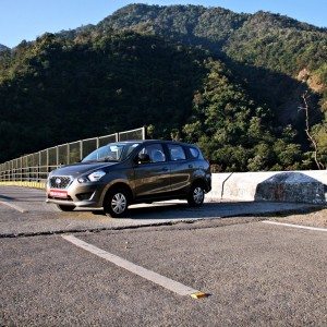 Datsun GO front three quarters