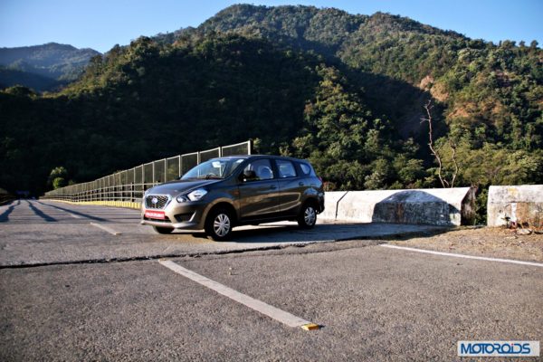 Datsun GO+front three quarters