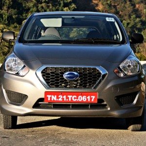 Datsun GO head on view