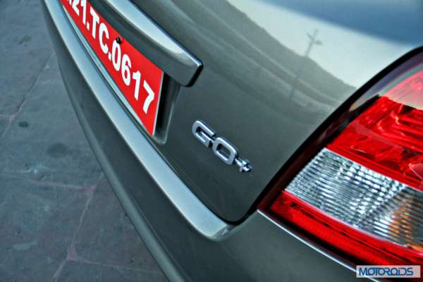 Datsun GO+rear badge