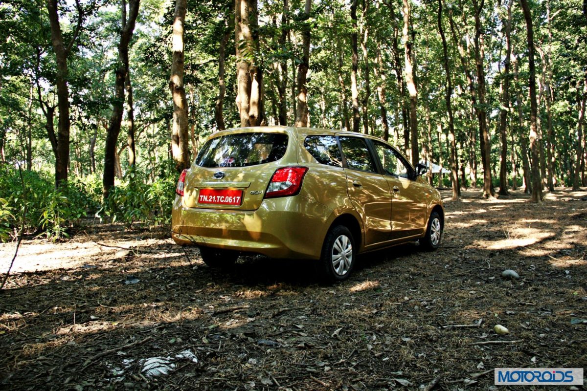 Datsun GO rear right  quarters