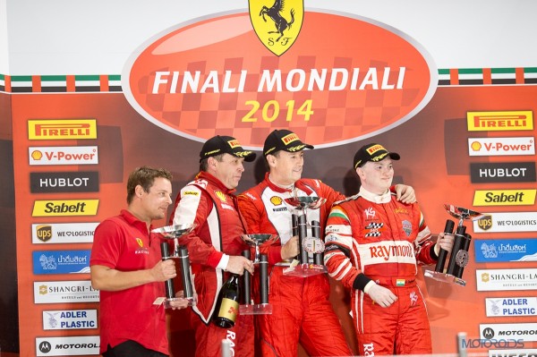 Gautam Singhania at Ferrari Mondiali, Podium finish