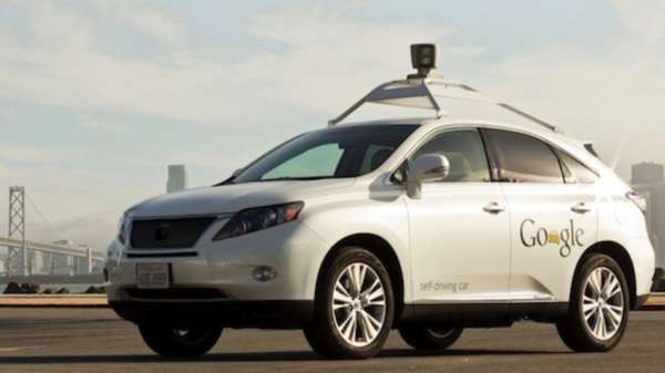 Google driverless car LS450h