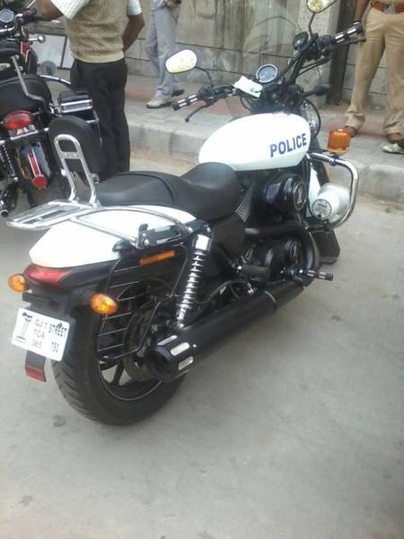 Gujarat Police Motorcycle Harley Davidson