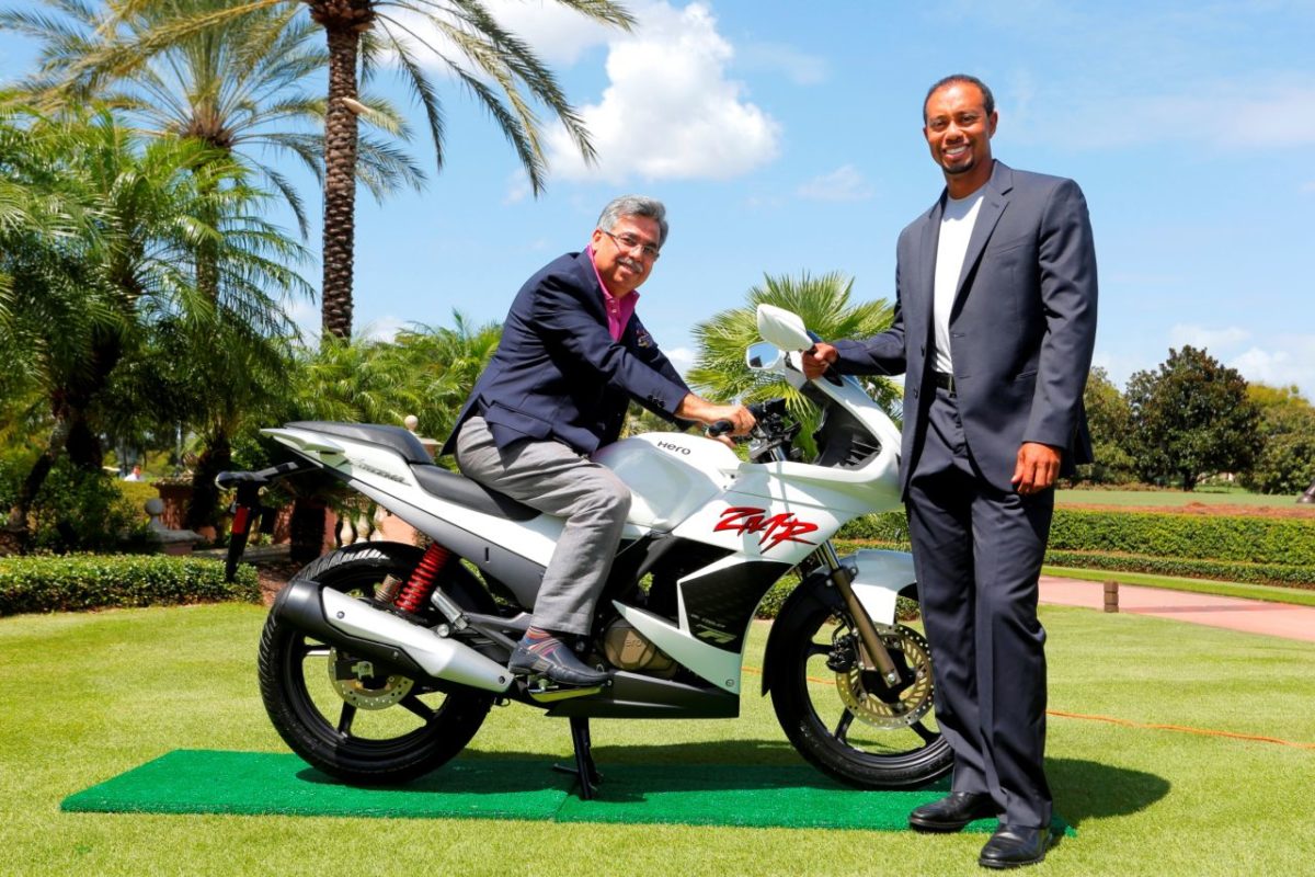 Hero MotoCorp Ropes In Tiger Woods As Brand Ambassador