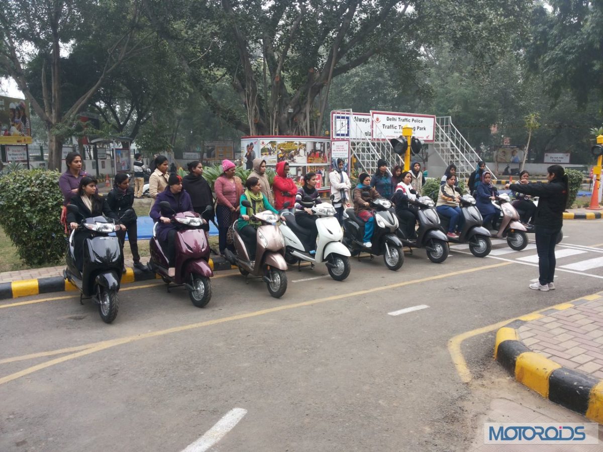 Honda Dream Riding training at Honda Traffic Training Park Delhi